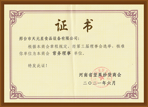 2021 Executive Director Certificate