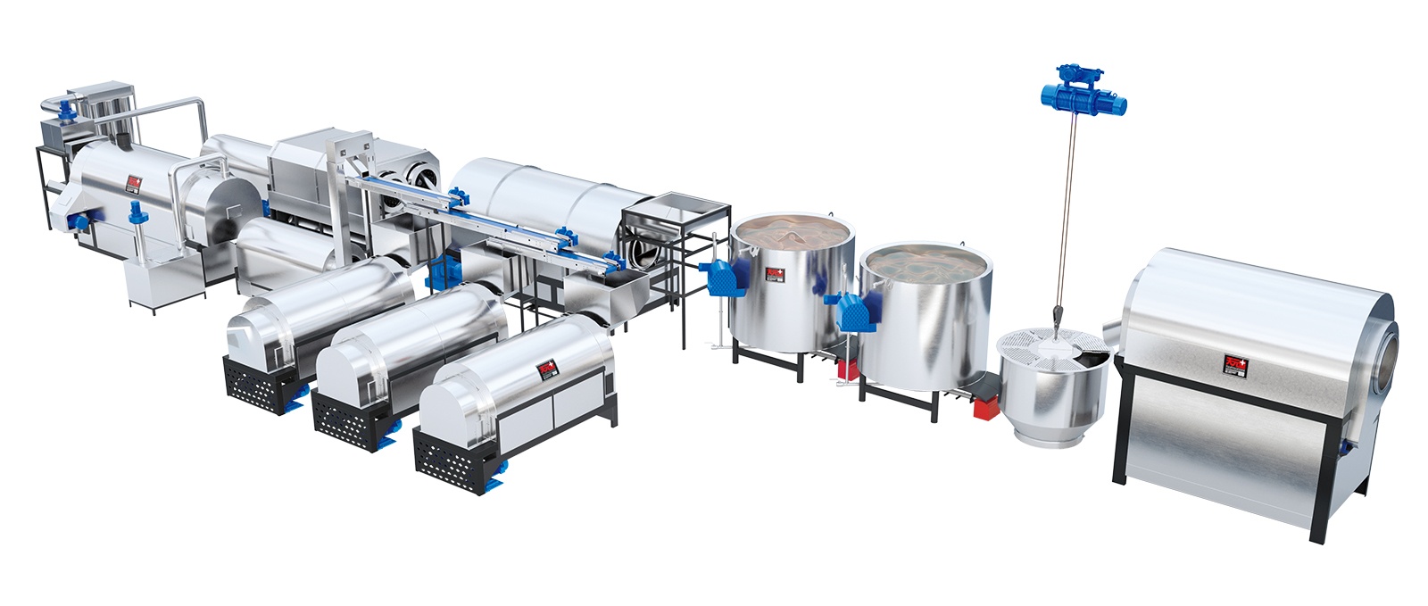 Daily Capacity 10 tons Watermelon Seeds Roaster Production line