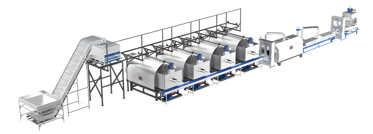 Peeling Sunflower Seeds Automatic Roaster Production Line R90